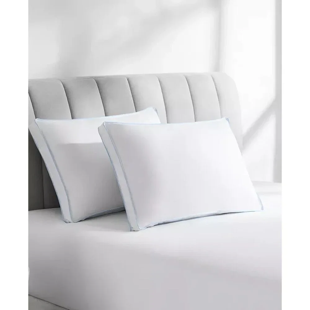 Nautica Premium Gusseted King Pillow Cotton Cover Lofty MSRP $36